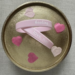 healing love, nat silicone bracelet